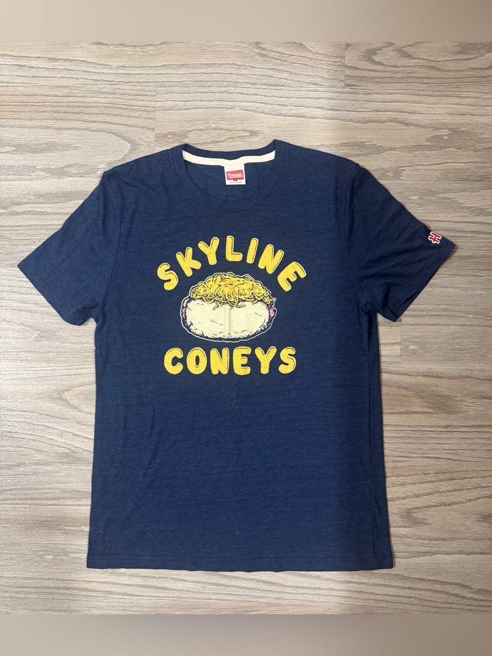 HOMAGE Skyline Coneys T Shirt Mens M Cincinnati Chili Retro Graphic Tee